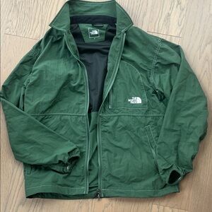 The North Face Men's Forest Green Windbreaker